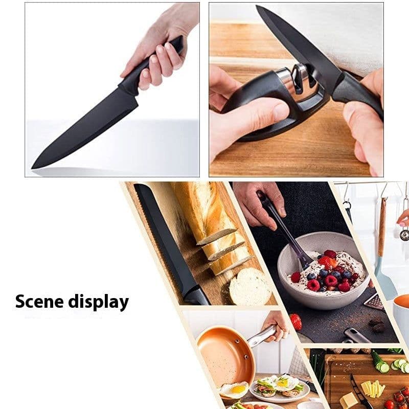 image-Kitchen Knife Stainless Steel 7-piece Set Household Full Set Kitchen Knife