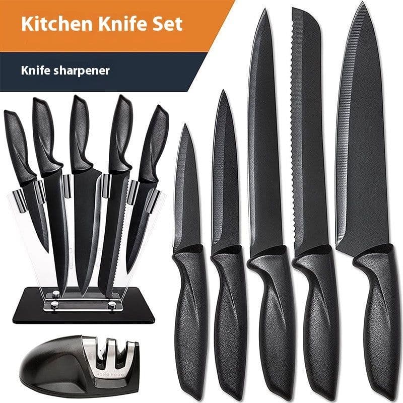 image-Kitchen Knife Stainless Steel 7-piece Set Household Full Set Kitchen Knife
