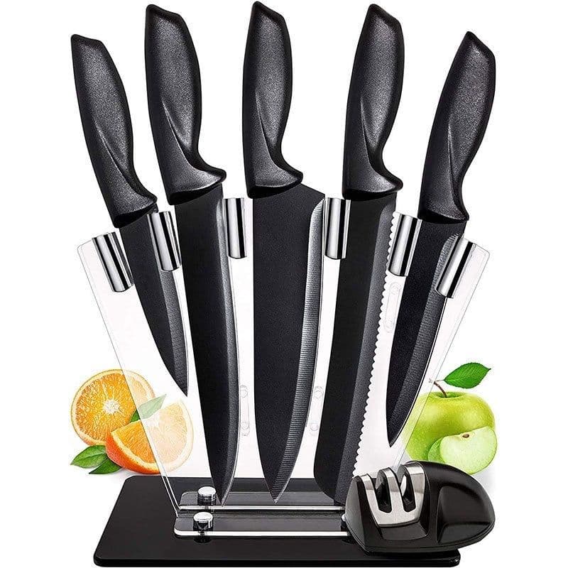 image-Kitchen Knife Stainless Steel 7-piece Set Household Full Set Kitchen Knife