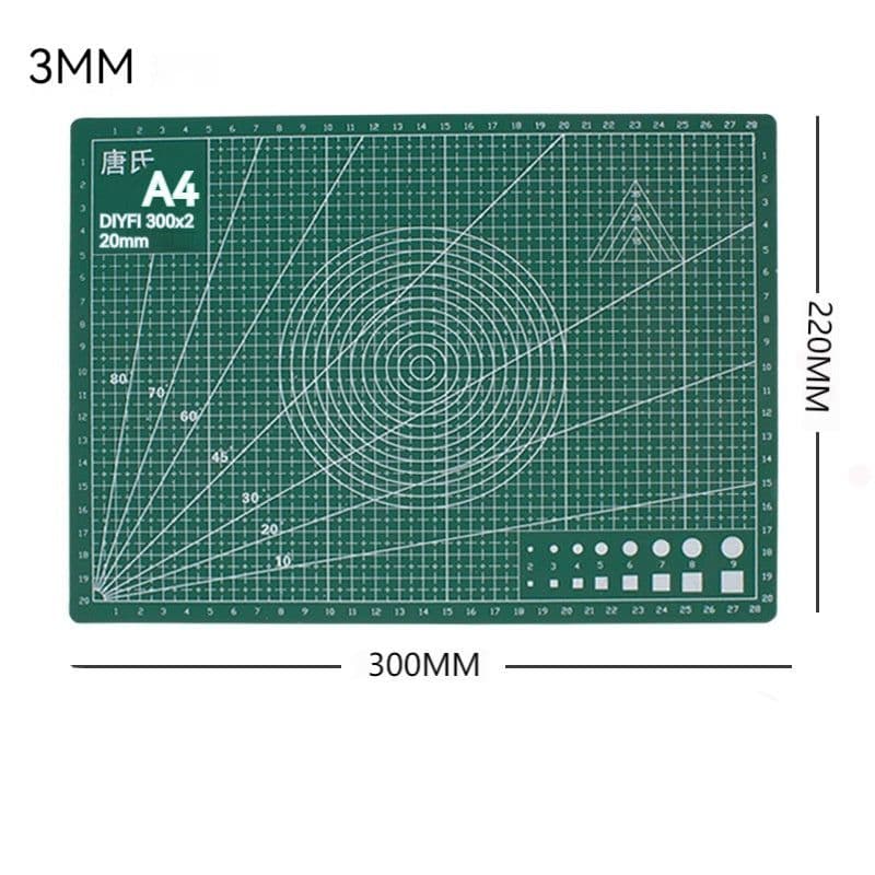 image-Cutting Pads Paper Cutting Double-sided Cutting Scale Paper Cutting Art Carving Board