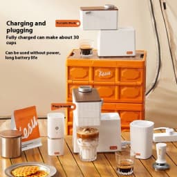 image-Kesu Italian Semi-automatic Small Concentrated American Portable Coffee Machine