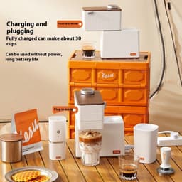 image-Kesu Italian Semi-automatic Small Concentrated American Portable Coffee Machine