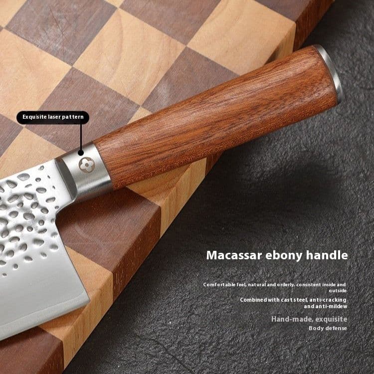 image-Household Minimalist Wooden Handle Kitchen Knife