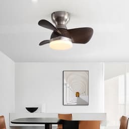 image-Retro Dining Room Ceiling Living Room Bedroom Ceiling Fan Lights Simple Home