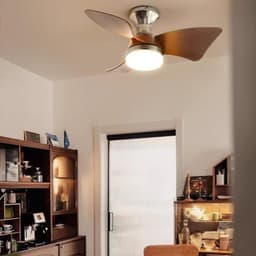 image-Retro Dining Room Ceiling Living Room Bedroom Ceiling Fan Lights Simple Home