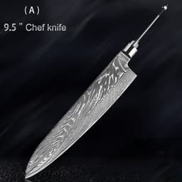 image-Damascus Knife Embryo High Hardness Kitchen Knives