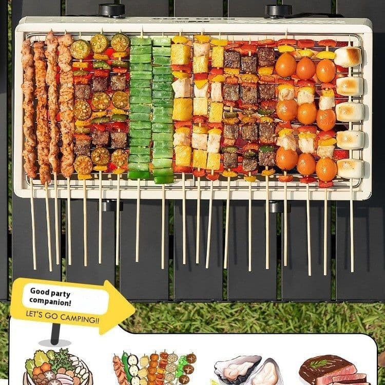 image-Household Stainless Steel Outdoor Barbecue Grill