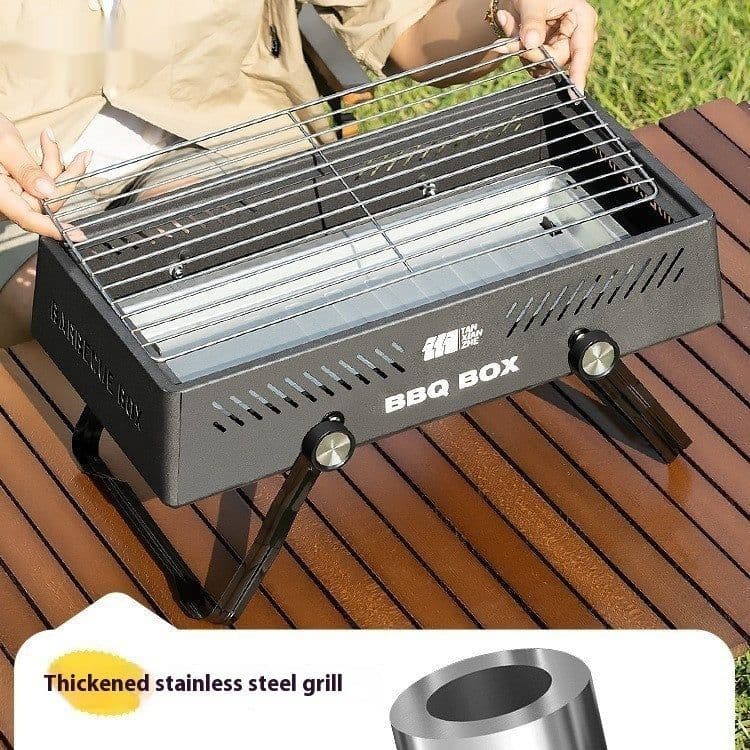 image-Household Stainless Steel Outdoor Barbecue Grill