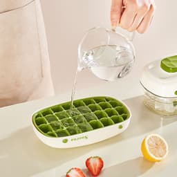 image-Pressing Ice Cube Film Easily Removable Mold Food Grade Ice Tray With Lid