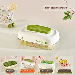 image-Pressing Ice Cube Film Easily Removable Mold Food Grade Ice Tray With Lid