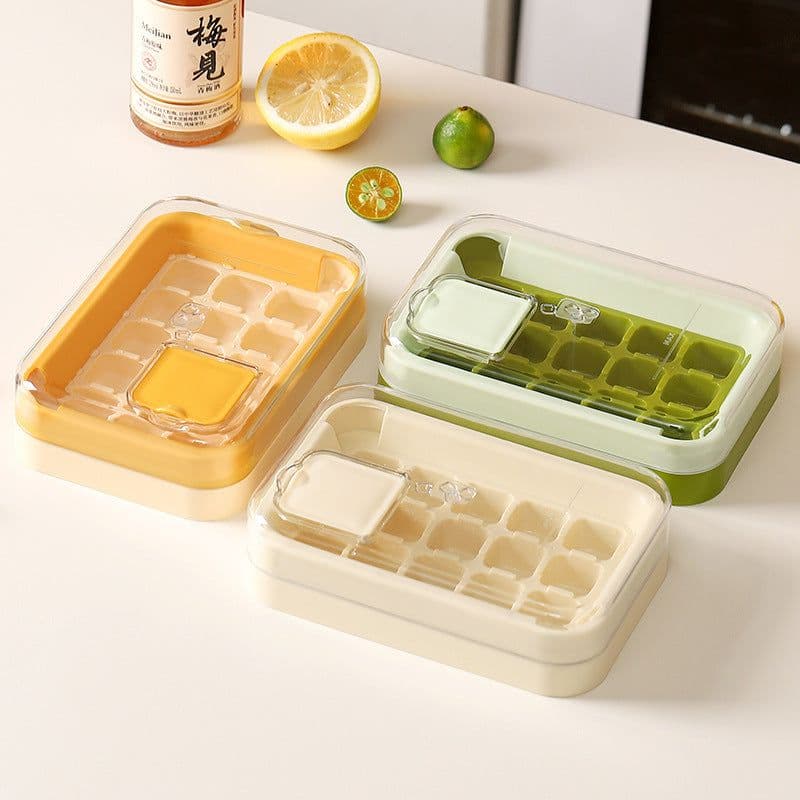image-Ice Cube Mold Food Grade Press Ice Tray