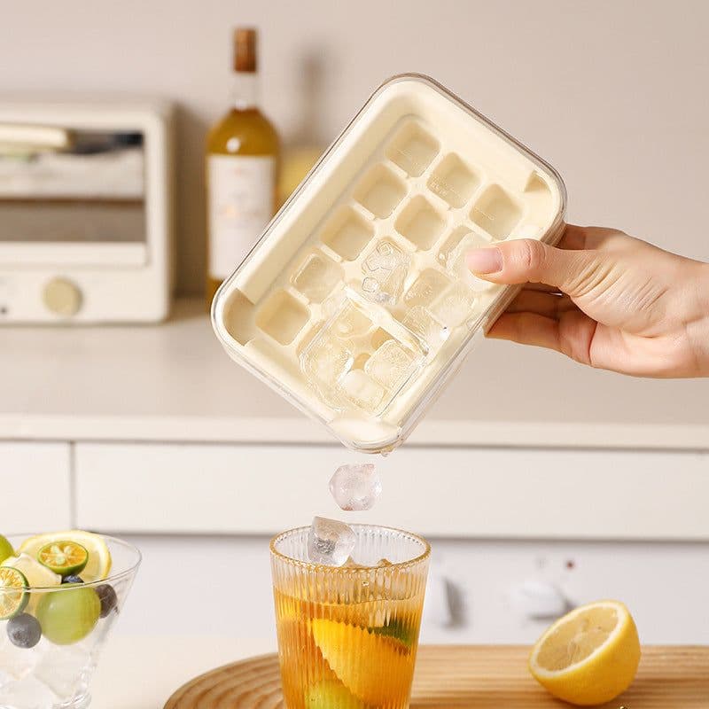 image-Ice Cube Mold Food Grade Press Ice Tray