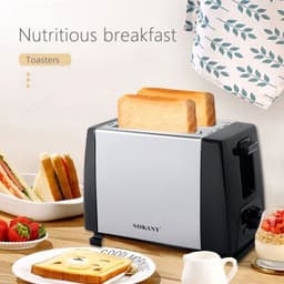 image-Stainless Steel Household Sandwich Machine Toaster