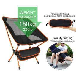 image-Travel Ultralight Folding Chair Superhard High Load Outdoor Camping Chair Portable Beach Hiking Picnic Seat Fishing Tools Chair