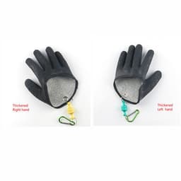 image-Fishing Gloves Anti-Slip Protect Hand From Puncture Scrapes Fisherman Professional Catch Fish Latex Hunting Gloves Left Right