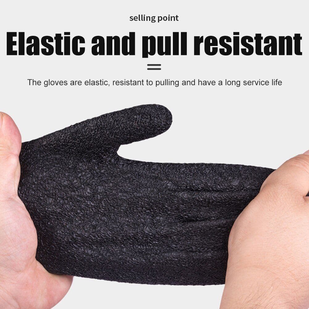 image-Fishing Gloves Anti-Slip Protect Hand From Puncture Scrapes Fisherman Professional Catch Fish Latex Hunting Gloves Left Right