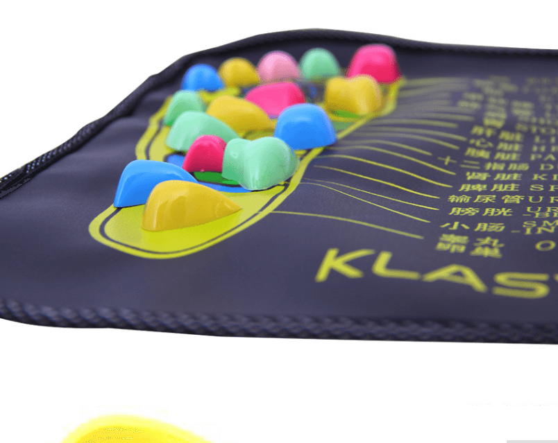 image-Reflexology Foot Massage Pad Cobblestone Walk Massager Mat Pain Relief Health Care Acupressure Mat