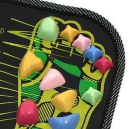 image-Reflexology Foot Massage Pad Cobblestone Walk Massager Mat Pain Relief Health Care Acupressure Mat