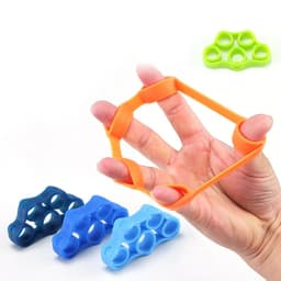 image-Silicone tubing fingers Finger trainer Pull ring finger mouse
