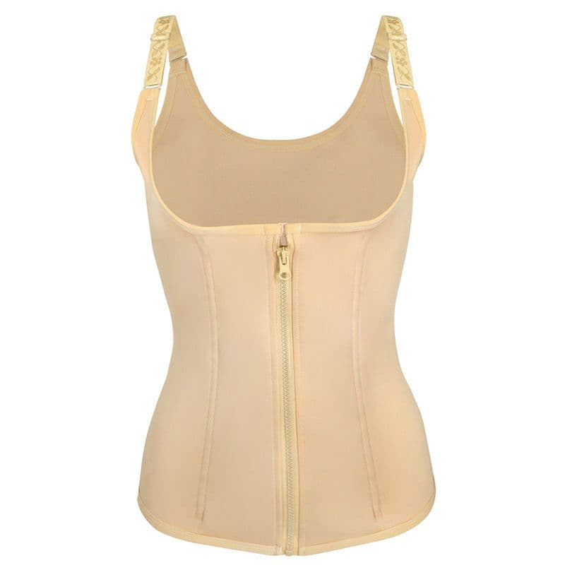 image-Adjustable Zipper Waist Shaper & Trimmer