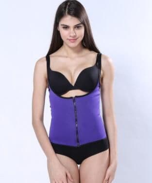 image-Adjustable Zipper Waist Shaper & Trimmer