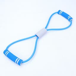 image-Natural Latex Foot Pedal Elastic Pull Rope with Handle Fitness Equipment Bodybuilding Expander