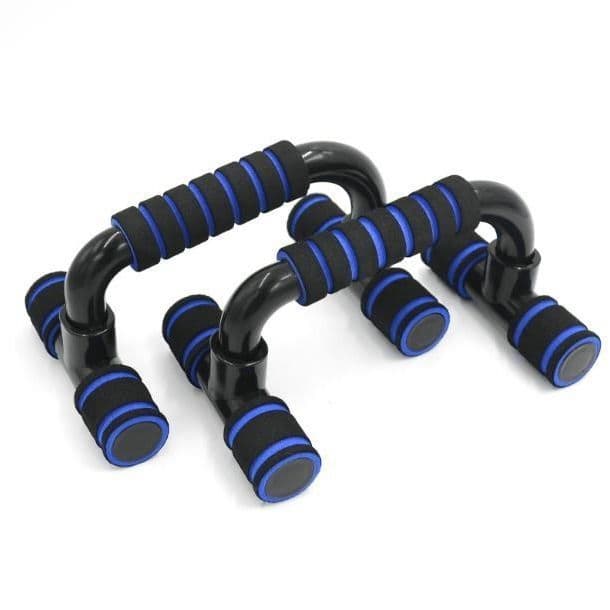 image-H I-shaped Push-up Stand Sponge Hand Grip ABS Fitness Chest Training Grip Bar Fitness Exercise Trainer