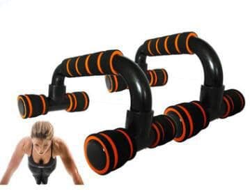 image-H I-shaped Push-up Stand Sponge Hand Grip ABS Fitness Chest Training Grip Bar Fitness Exercise Trainer