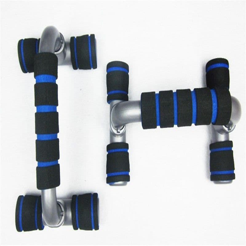image-H I-shaped Push-up Stand Sponge Hand Grip ABS Fitness Chest Training Grip Bar Fitness Exercise Trainer