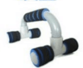 image-H I-shaped Push-up Stand Sponge Hand Grip ABS Fitness Chest Training Grip Bar Fitness Exercise Trainer