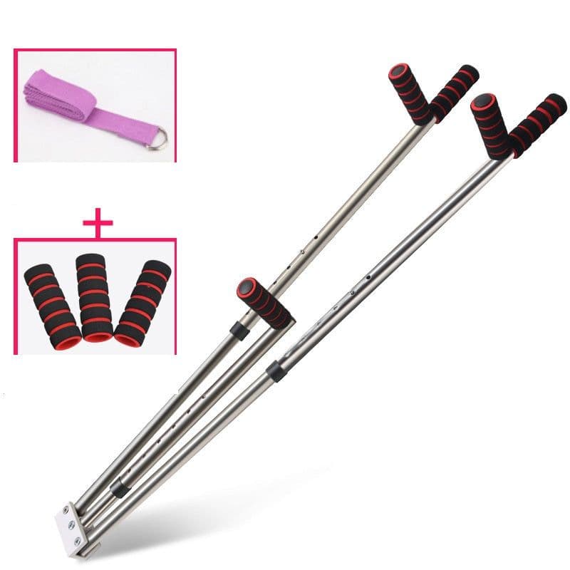image-Cross fork lacing artifact ligament stretching yoga aids home fitness equipment