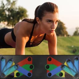 image-Push Up Rack Edge 9 in 1 Body Building Exercise Fitness Tools Women Men Push-Up Display Shelves and Raisers For GYM Training Body drop shipping