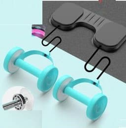 image-Abdominal Ring and Abdomen Fitness Equipment Household Curling Abdominal Tension Machine to Lose Weight and Slim Abdomen Artifact and Slim Waist and Arm Exercise