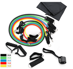 image-Latex Resistance Bands Workout Exercise Yoga Crossfit Fitness Tubes Pull Rope Fitness Exercise Equipment Tool