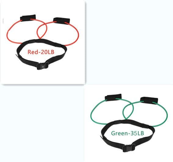 image-Fitness Women Body Butt Band Resistance Bands Adjustable Waist Belt Pedal Exerciser
