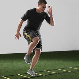 image-Football Soccer Agility Training Ladders Speed Scale Stairs Nylon Straps Fitness Equipment