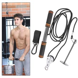 image-Fitness Arm Muscle Blaster Trainer Biceps Triceps Pull Rope Wrist Roller Forearm Home Workout Hand Gripper Strength Trainning