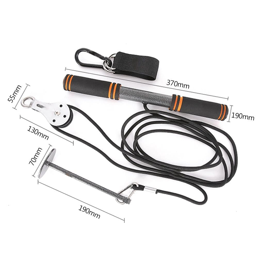 image-Fitness Arm Muscle Blaster Trainer Biceps Triceps Pull Rope Wrist Roller Forearm Home Workout Hand Gripper Strength Trainning