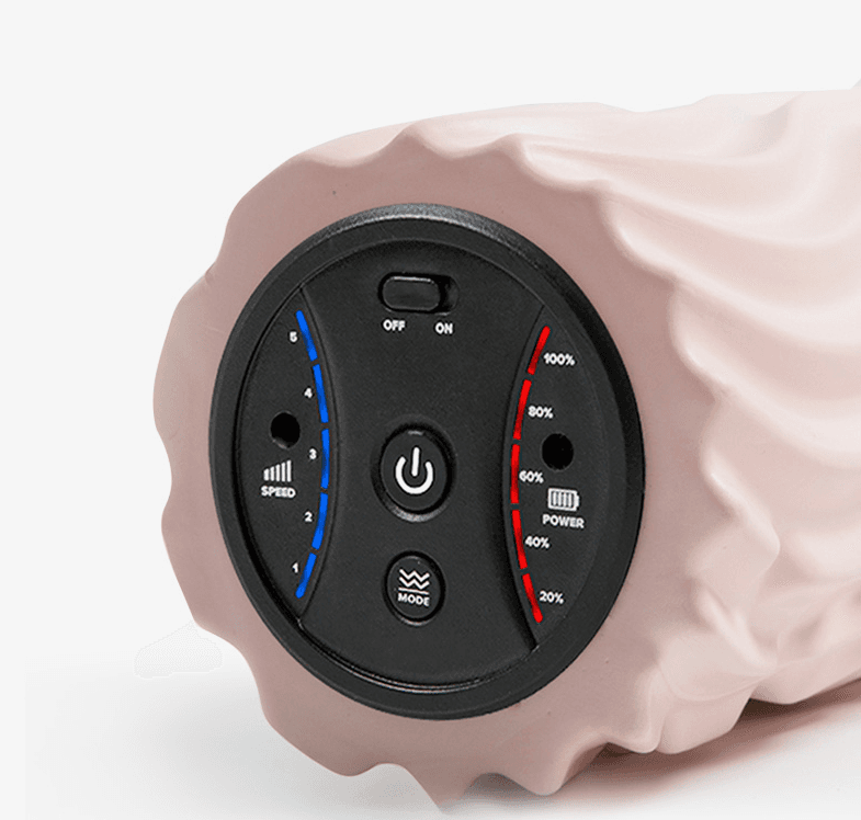 image-USB Electric Massage Yoga Massager Muscle Soreness Pain Relax Stovepipe Vibration Acupressure Massage Column Foam Roller Block