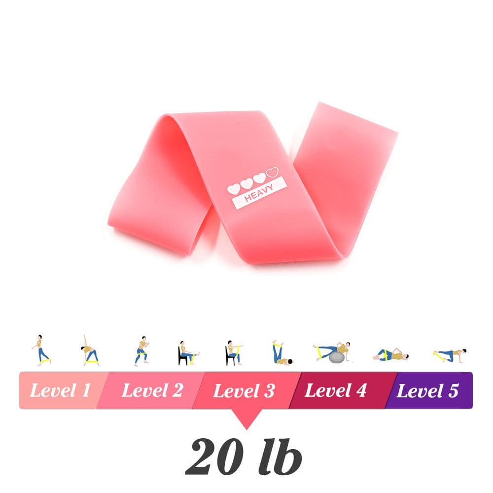 image-Yoga Resistance Rubber Bands Indoor Outdoor Fitness Equipment 0.35mm-1.1mm Pilates Sport Training Workout Elastic Bands