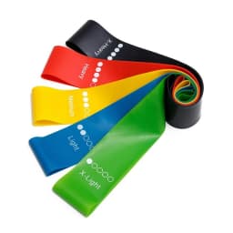 image-Yoga Resistance Rubber Bands Indoor Outdoor Fitness Equipment 0.35mm-1.1mm Pilates Sport Training Workout Elastic Bands