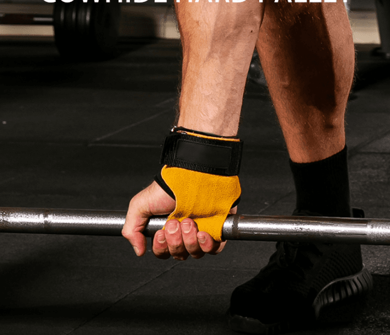 image-SKDK Hand Grips Gymnastics Gloves Grips Anti-Skid Gym Fitness Gloves Weight Lifting