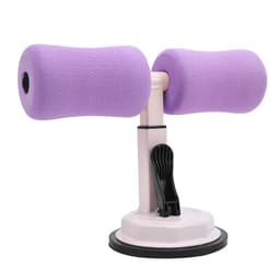image-Sit-up Trainer Crunch Bar Floor Assistant Ankle Support Exercise Stand Padded Workout Equipment for Home Gym Gear