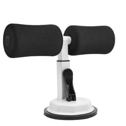 image-Sit-up Trainer Crunch Bar Floor Assistant Ankle Support Exercise Stand Padded Workout Equipment for Home Gym Gear