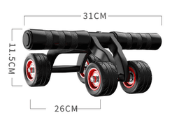 image-Four-wheel abdominal muscle exercise fitness equipment