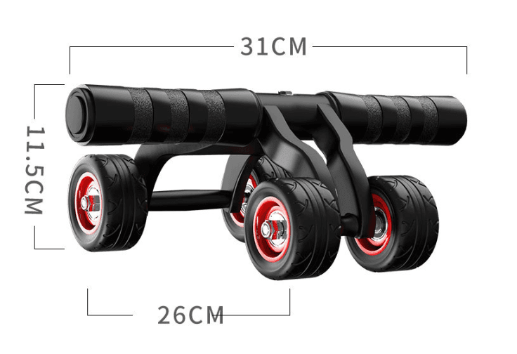 image-Four-wheel abdominal muscle exercise fitness equipment
