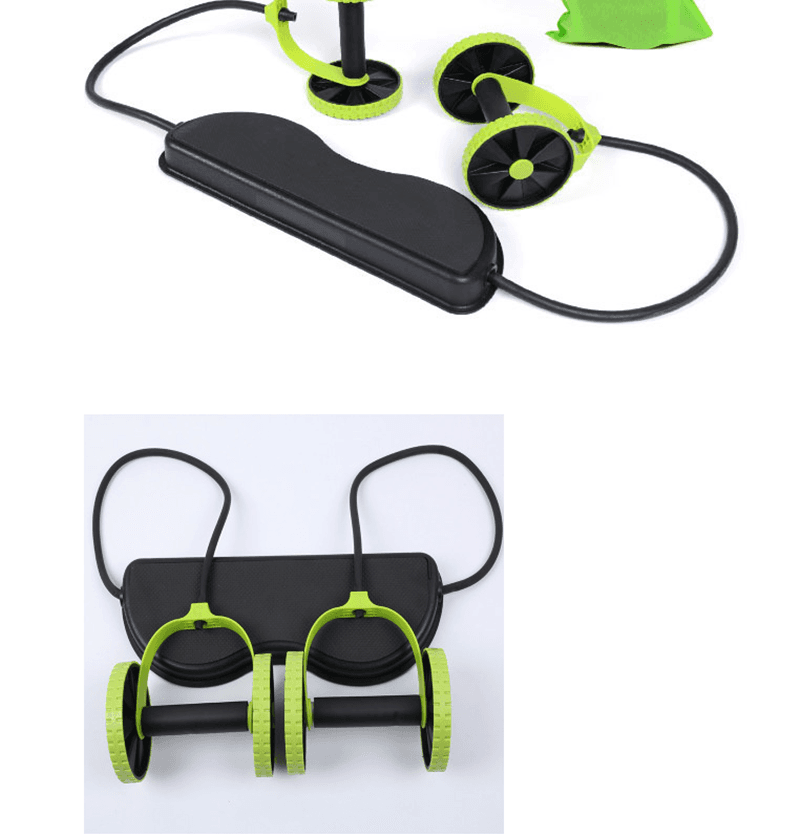 image-Tension Foldable Revoflex Xtreme Rally Multifunction Pull Rope Wheeled Health Abdominal Muscle Training Home Fitness Equipment