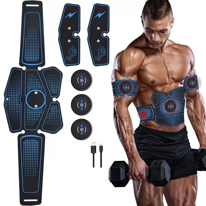 image-Abdominal muscle training with EMS fitness equipment