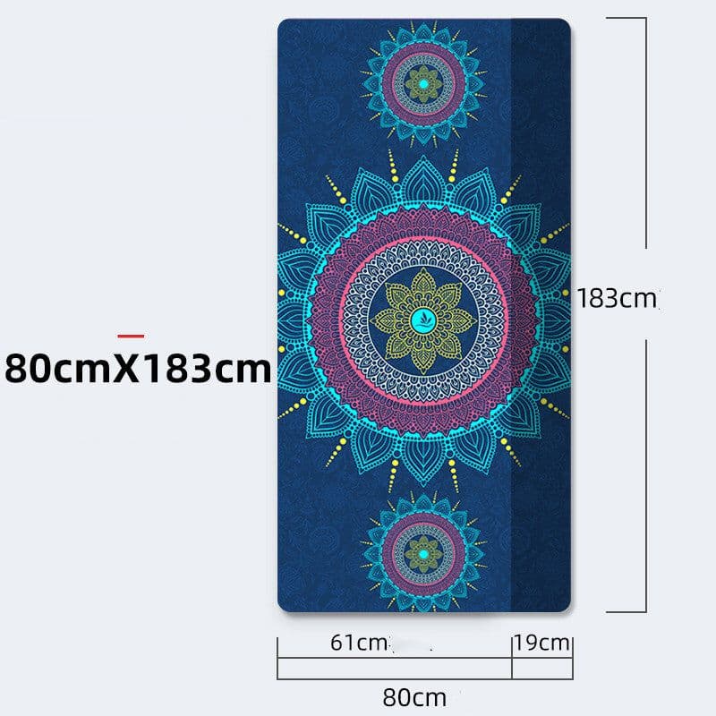 image-Yoga mat beginner fitness yoga rubber non-slip mat