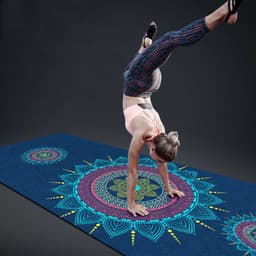 image-Yoga mat beginner fitness yoga rubber non-slip mat